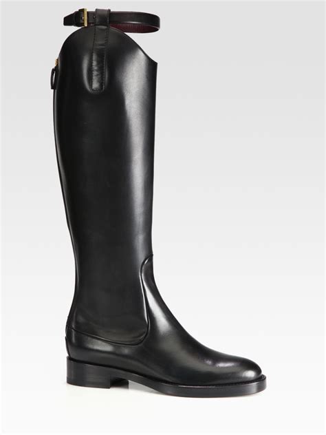 womens gucci black riding boots|high heel Gucci boots women.